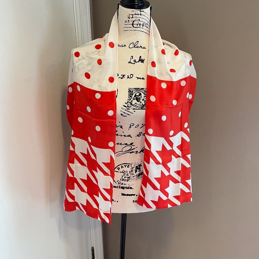 Vintage Echo silk scarf